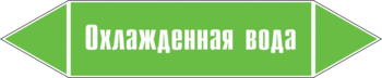 Маркировка трубопровода "охлажденная вода" (пленка, 252х52 мм) - Маркировка трубопроводов - Маркировки трубопроводов "ВОДА" - Магазин охраны труда и техники безопасности stroiplakat.ru